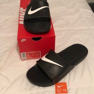 Men’s Nike Kawa Shower Slides Size 13 in Black